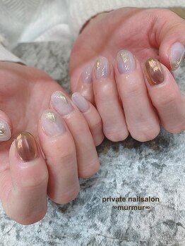 プライベート ネイルサロン マーマ(murmur)/ミラーネイル