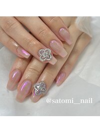 satomi担当:ミラーネイル