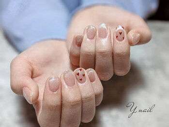 ワイネイル(Y.nail)/マグネットとハートネイル