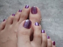 ネイル アトリエ コモード(nail atelier Comodo)/ラメワンカラー [ギャラクシー]