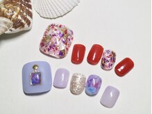 アース コアフュールボーテ 新潟中野山店 (EARTH Coiffure beaute')/フット定額ネイル￥7500