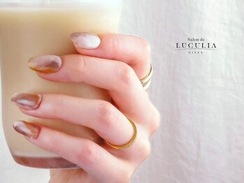 サロンドルクリア 銀座店(Salon de LUCULIA)/＃カフェラテネイル