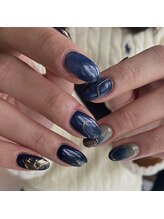 リノ(lino)/ネイビーニュアンス4/28