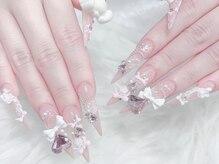 モモアネイル(MomoA nail)の雰囲気（シンプルデザイン）