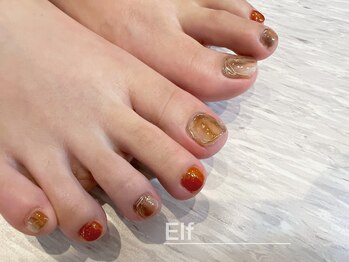 エルフ 恵庭店(Elf)/【FOOT】持ち込みデザイン¥8500