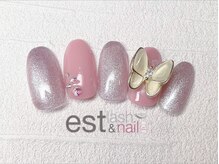 エストラッシュアンドネイル 銀座店(est lash&nail)/マグネットネイル　ワンホン