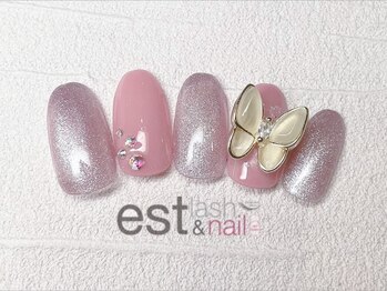 エストラッシュアンドネイル 銀座店(est lash&nail)/マグネットネイル　ワンホン