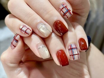センスネイル 池袋店(Sense Nail)/【チェックネイル】