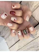 ココロネイル 半田山店(Cocolo nail)/ゆるゆるサンタさん