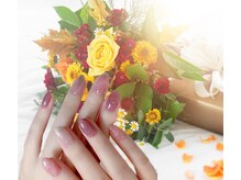 アップネイル/夏シンプルオフイスネイル