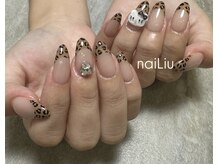 ネイリュー 倉敷店(naiLiu)/レオパードフレンチ