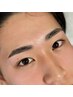 《SNSで話題沸騰》美眉スタイリング(カット込み)＋毛流れ眉毛パーマ¥6400