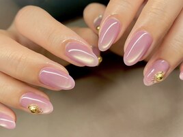 マグネットネイル/ピンクネイル