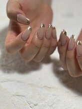 ブランネイル(blanc nail)/ミラーフレンチ☆