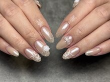 ミーコ(miico)/透明感ブライダルネイル
