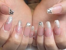 マイフェアレディ 今池(MyFairLady)/ピンク×シルバーラメ＋ビジュー