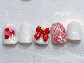 ミウ ネイル(miu nail)/キラキラ◆ワンホンネイル¥7990
