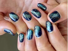 ブランシュ 藤沢(Blanche)/オーダーメイドネイル 深い蒼