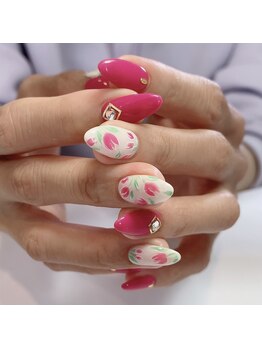 ちゅーりっぷネイル