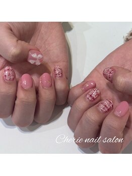 シェリーネイルサロン 姫路店(Cherie Nail salon)/かわいいツイード＾＾
