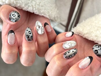 ラモ ネイル 大宮(Ramo)/ギラギラ×レオパード