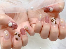 時間制オーダー90分/クマ/お花