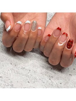 ココナッツ(COCONUT)/*フレンチネイル*