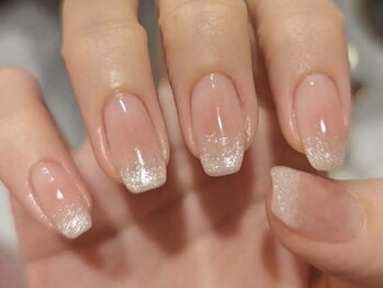 春ネイル／ワンホンネイル