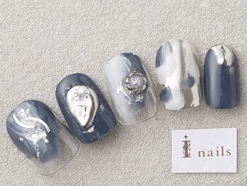 アイネイルズ 三宮店(I nails)/メタリックニュアンス¥8000