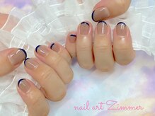 ネイルアート ジマー/王道フレンチ/パラジェル