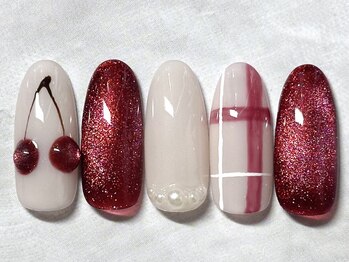 さくらんぼネイル/アート