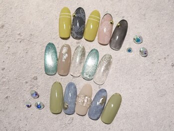 ティーエヌ 紙屋町(tn)の写真/【トレンド感も◎お得な定額nail♪】デザインセンス抜群でリピーター多数☆本通近くでお買い物帰りにも♪