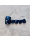 フットネイル　シンプルストーン