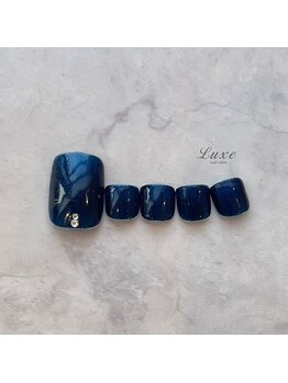 ネイルサロンリュクス (nailsalon Luxe)/フットネイル シンプルストーン