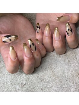 モレリア 心斎橋店(morelia)/アニマル柄個性ネイル