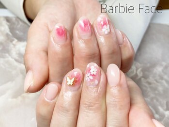 バービーフェイス 恵比寿(Barbie Face)/桜ネイル