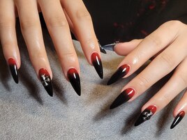 【スカルプ】ワンカラー+追加art