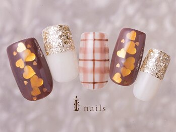 アイネイルズ 町田店(I nails)/ハートホロチェック10480円