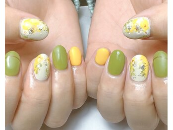 春×ミモザデザイン