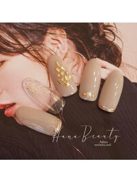 冬の大人っぽツリーネイル♪