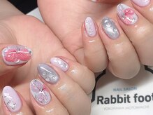 ネイルサロン ラビットフット(Rabbit foot)/紫陽花ネイル8980円
