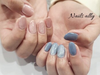 ネイルズアリー 立川店(Nails ally)/マグネット×カラフル×ちぐはぐ