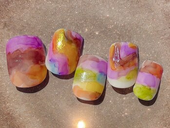 ネイリックス 栄ガスビル(NAILX)の写真/初めて長さだしをする方にオススメな高クオリティ♪諦めていたデザインも挑戦できる美フォルムに変化♪