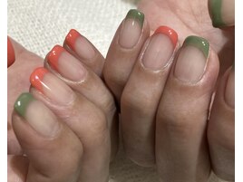 酒井限定　アシメフレンチネイル