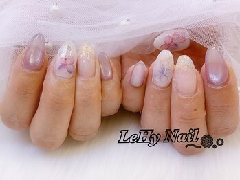 レヒネイル(LeHy nail)/あじさいネイル