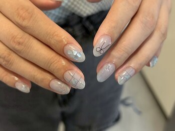 リット バイ セブンルックス 大宮東口店(Lit by 7LOOKS)/90分アート/8000/持ち込み