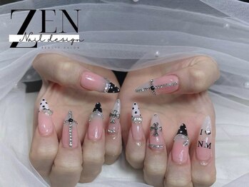 ゼン ネイル デザイン 池袋(ZEN NAIL DESIGN)/長さだしやり放題×つけ放題