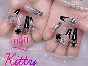 nail salon kitty【キティ】心斎橋店《フィルイン/長さ出し》【7/7 NEWOPEN（予定）】の写真/【全員検定保持のプロ集団】トレンドを捉えた絶妙なデザインと高技術で周りと差がつく美爪を演出★