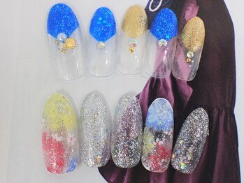 ネイルサロンセレーネ(Selene)/夏☆さわやかデザイン