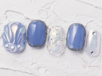 ネイルメゾン 池袋店(NAIL MAISON)/ミラーぷっくり¥9000